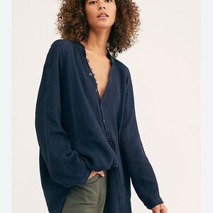 Free People-We the Free Summer Daydream Buttondown